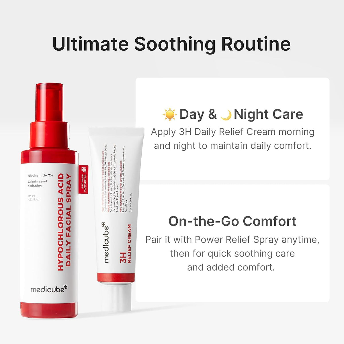 Hypochlorous 3H Relief Cream – Καταπραϋντική Κρέμα Ενυδάτωσης για Ευαίσθητη Επιδερμίδα & Ενίσχυση του Επιδερμικού Φραγμού