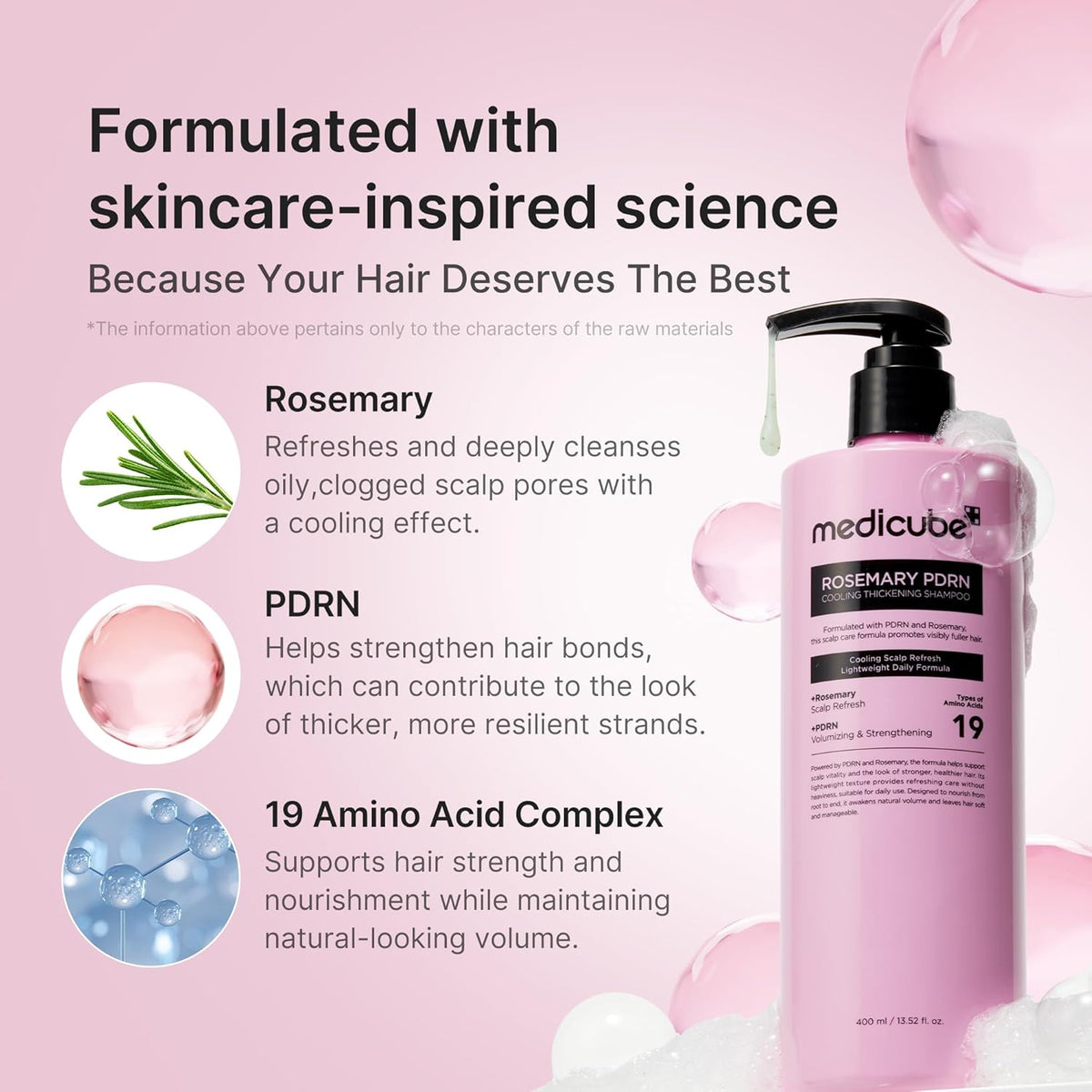 Rosemary PDRN Cooling Thickening Shampoo