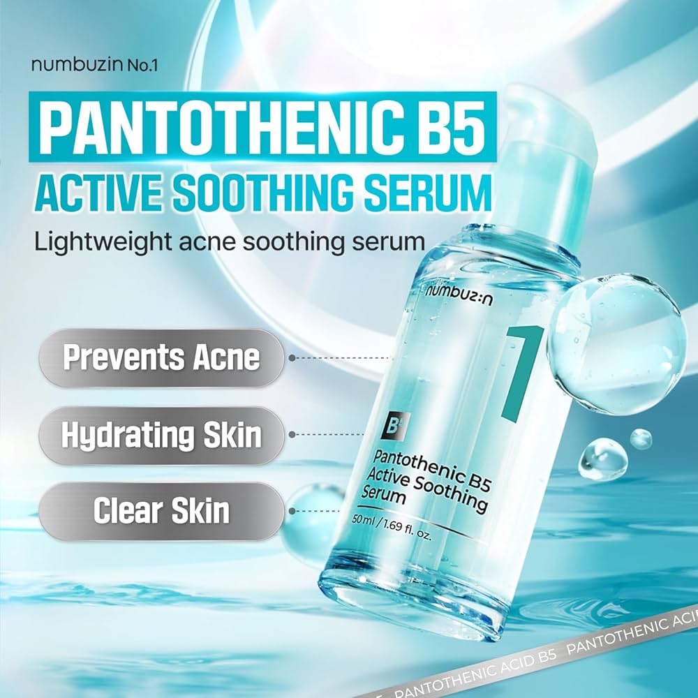 No.1 Pantothenic B5 Active Soothing Serum - Ενυδατικός ορός για μείωση του σμήγματος και της ακμής