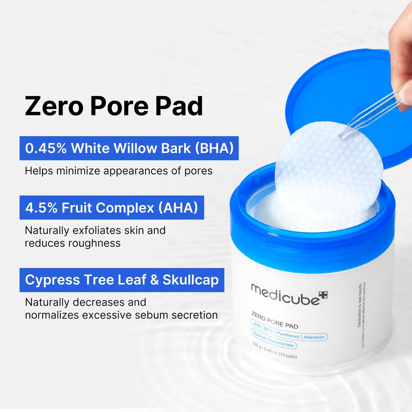 Zero Pore Pad 2.0 - Απολεπιστικά δισκία για λείο δέρμα