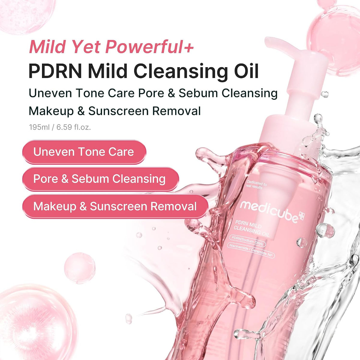 PDRN Mild Cleansing Oil – Απαλό Λάδι Καθαρισμού με PDRN για Ενυδάτωση & Λάμψη