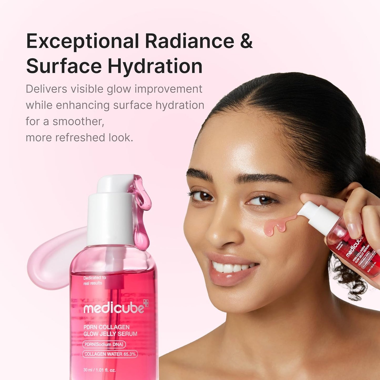 PDRN Collagen Glow Jelly Serum – Ορός Προσώπου με PDRN, Κολλαγόνο & Νιασιναμίδη