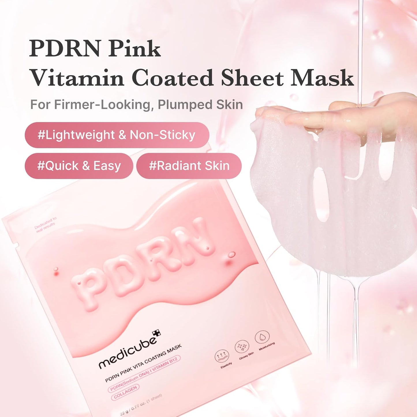PDRN Pink Vita Coating Mask - Μάσκα λάμψης