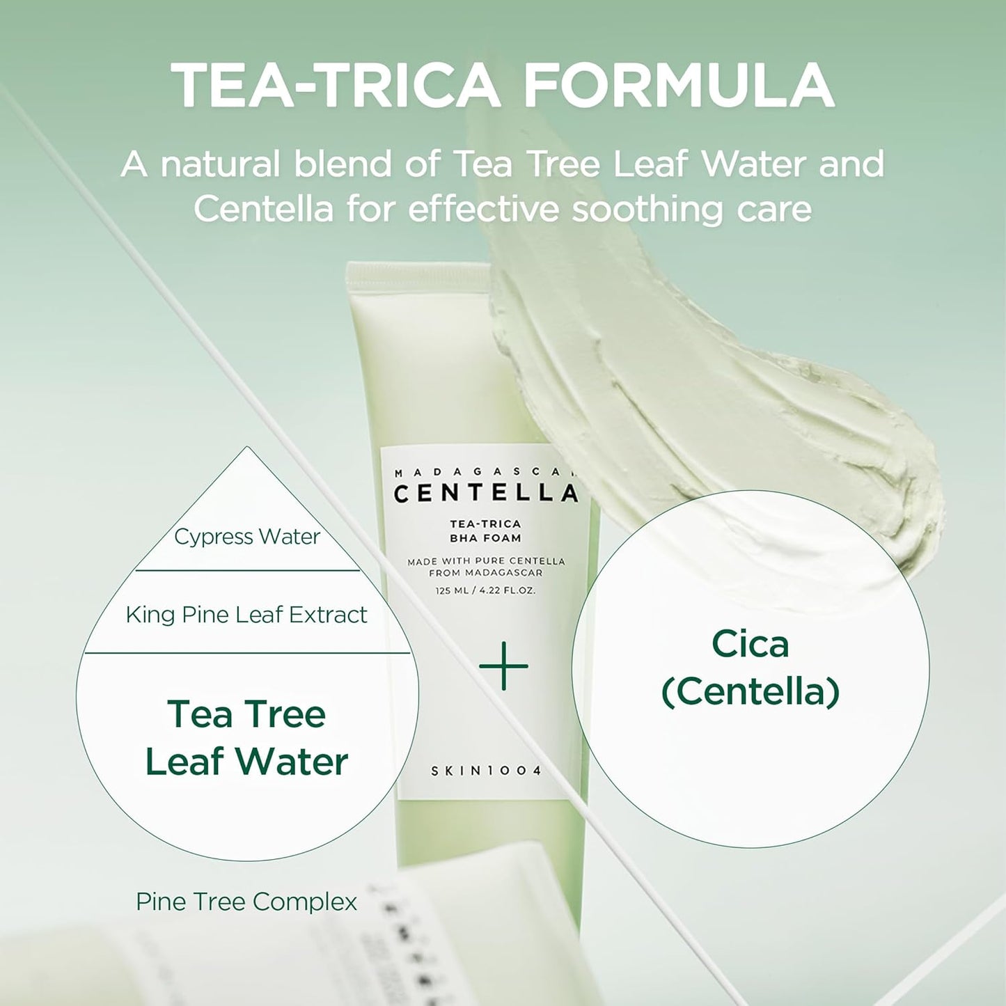 Madagascar Centella Tea Trica BHA Foam