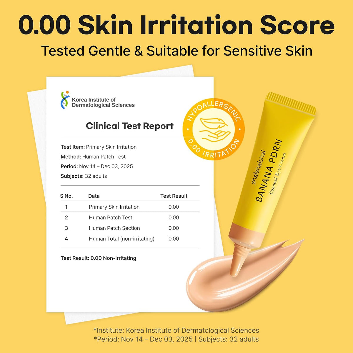 BANANA PDRN Conceal Eye Cream LATTE – Κρέμα Ματιών & Concealer 2-σε-1 για Μαύρους Κύκλους