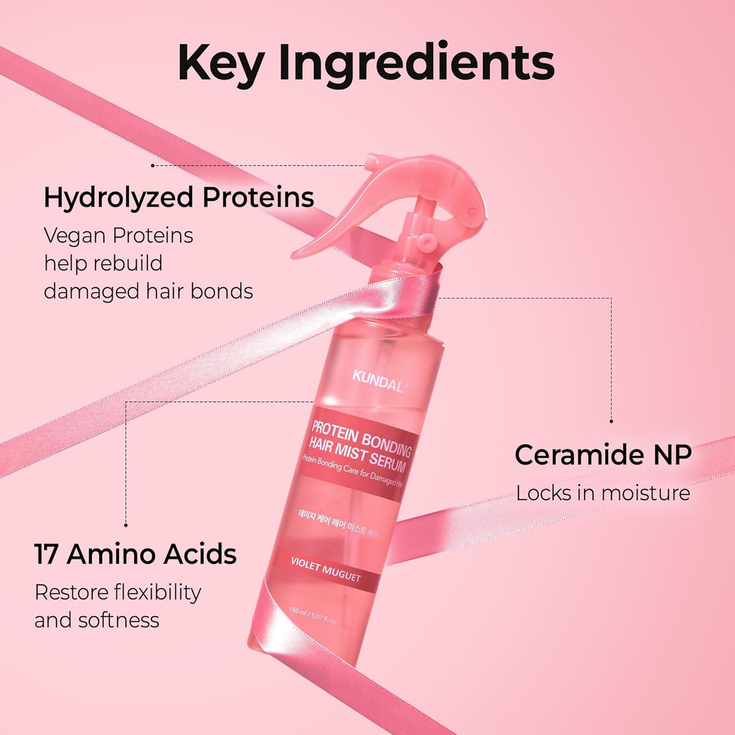 Protein Bonding Care Hair Mist Violet Muguet
