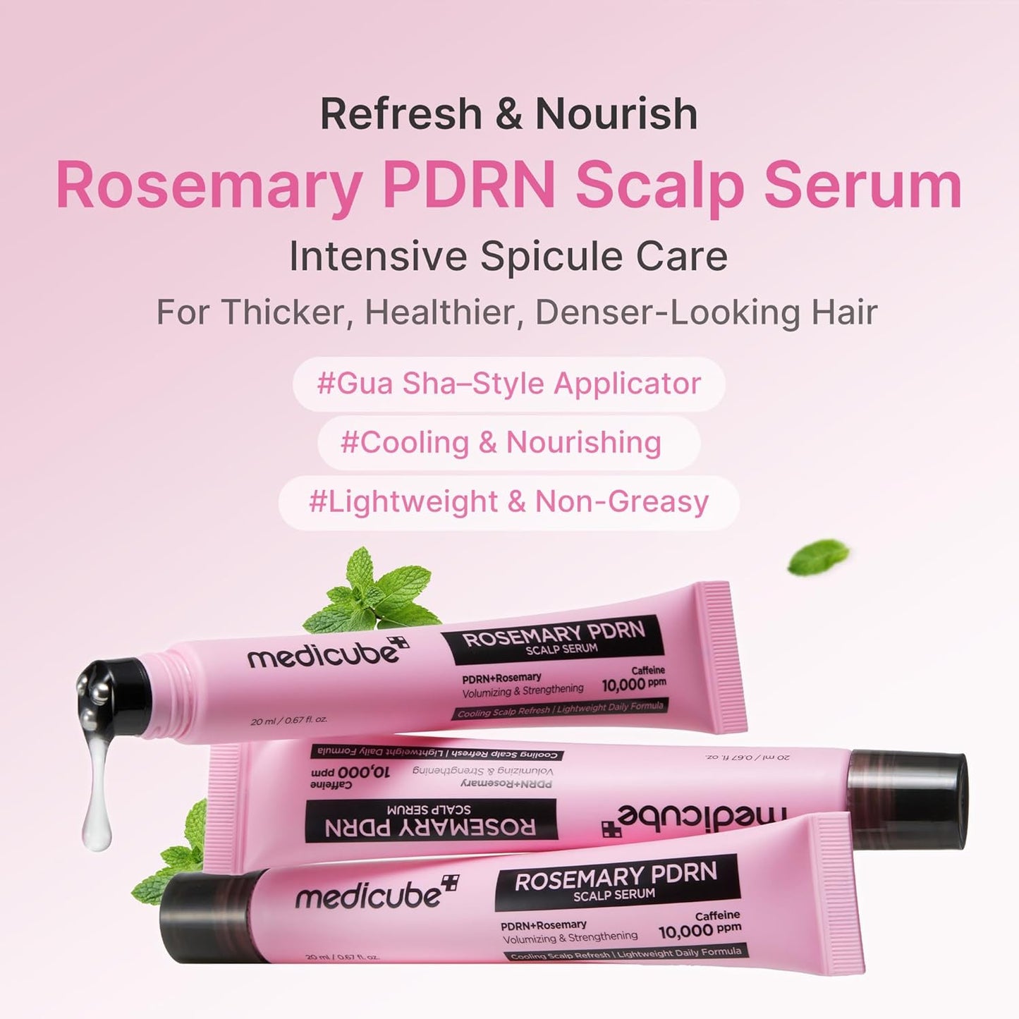 Rosemary PDRN Scalp Serum – Serum Τριχωτού Κεφαλής με Rosemary, PDRN & EGF κατά της Τριχόπτωσης και της Ξηροδερμίας