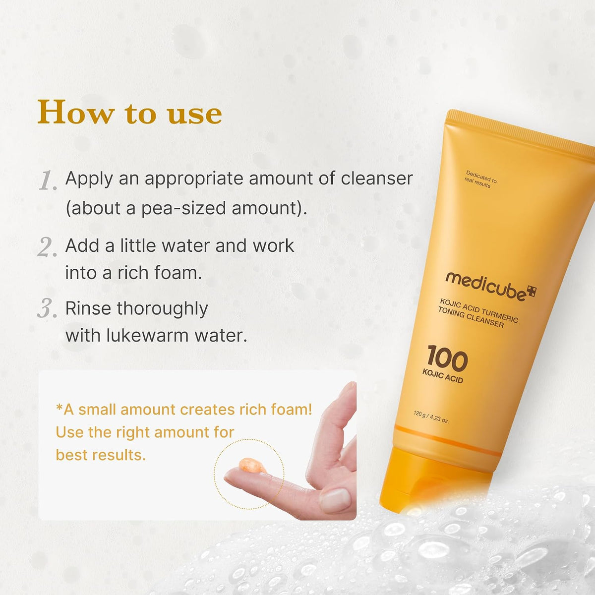 Kojic Acid Turmeric Toning Cleanser – Καθαριστικό Προσώπου Λάμψης & Ομοιόμορφου Τόνου με Κοτζικό Οξύ & Κουρκουμά