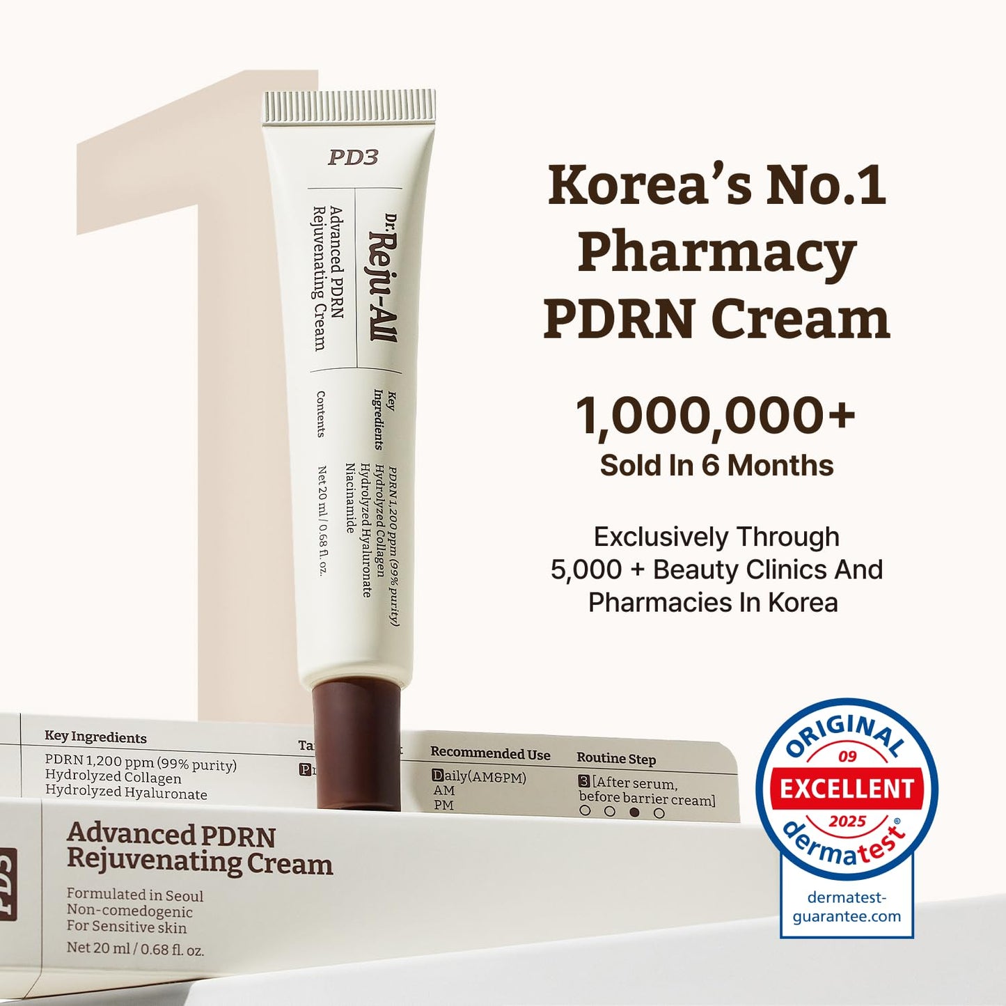 Advanced PDRN Rejuvenating Cream - Επανορθωτική Κρέμα Νύχτας με 1.200ppm PDRN