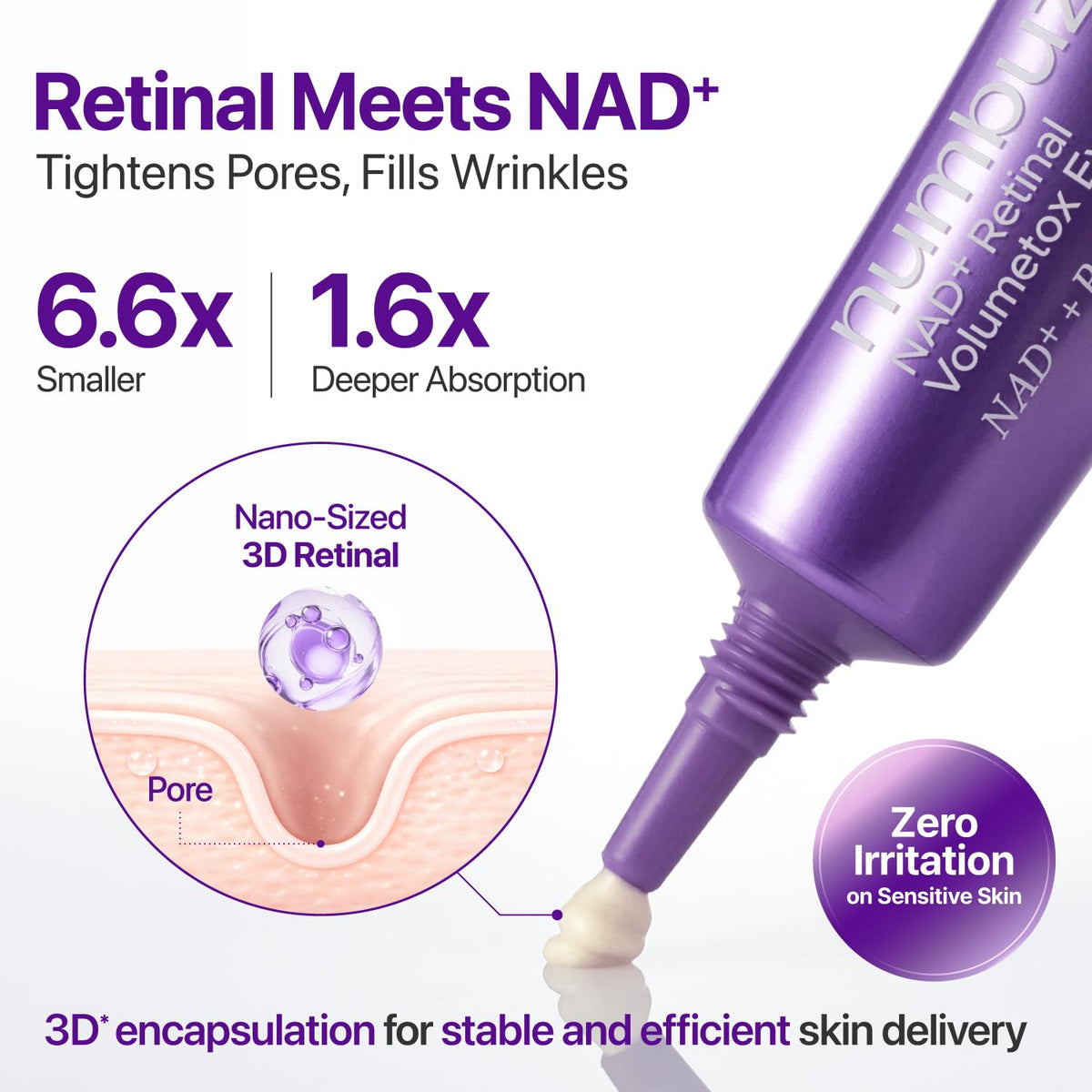 No.9 NAD+ Retinal Volumetox Eye Cream – Αντιγηραντική Κρέμα Ματιών με Retinal & Πεπτίδια
