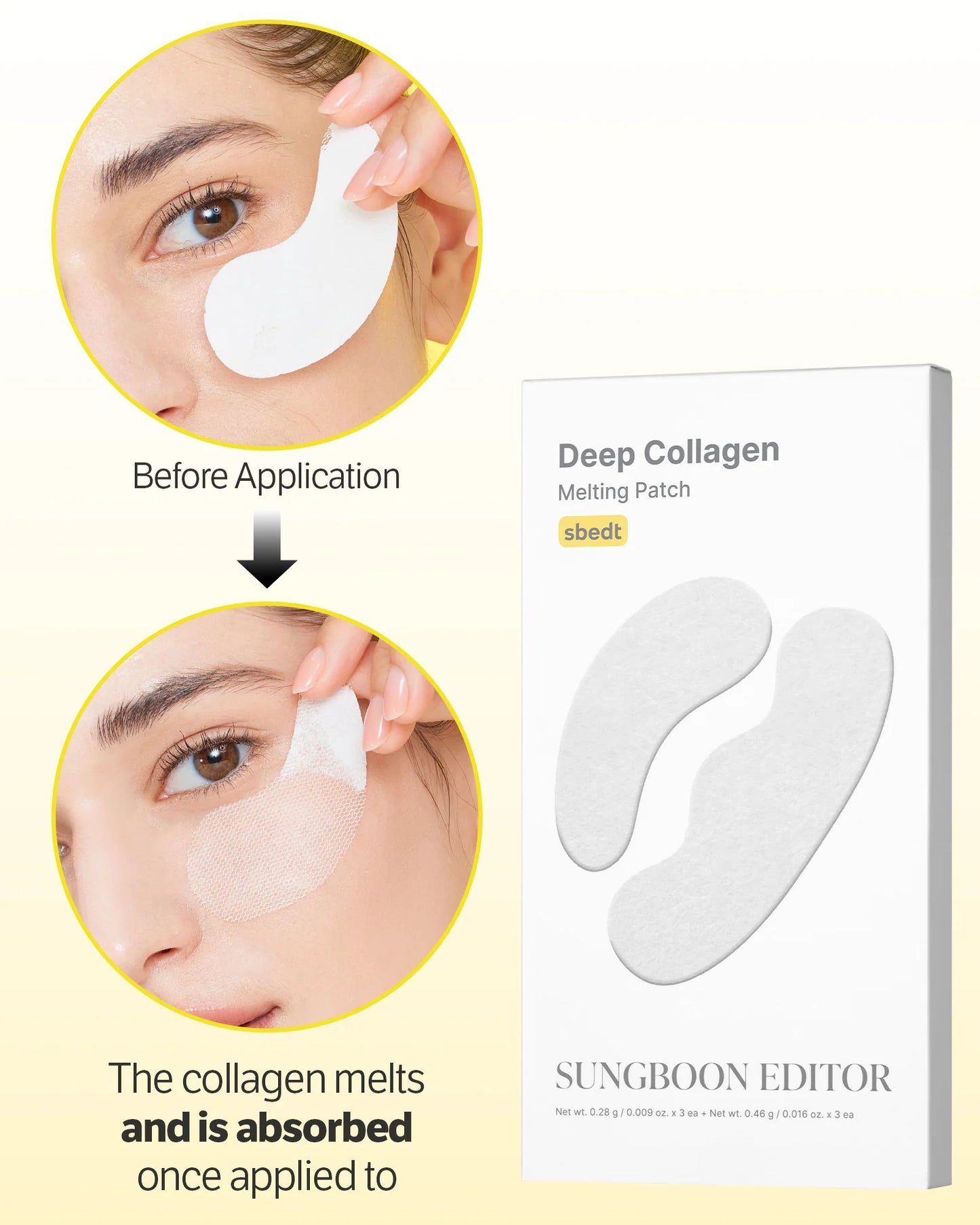 Deep Collagen Melting Patch – Διαλυόμενα Patches Κολλαγόνου για Σύσφιξη & Αντιγήρανση