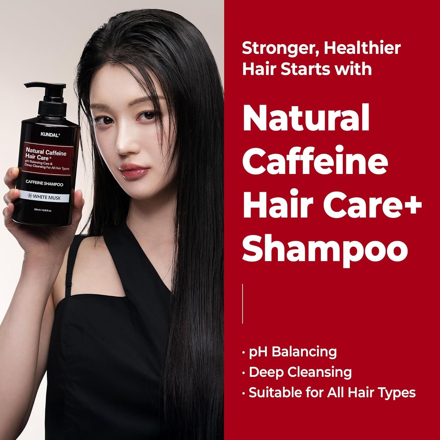 Caffeine Shampoo Cherry Blossom – Σαμπουάν με Καφεΐνη για Τόνωση, Όγκο & Ενδυνάμωση Μαλλιών