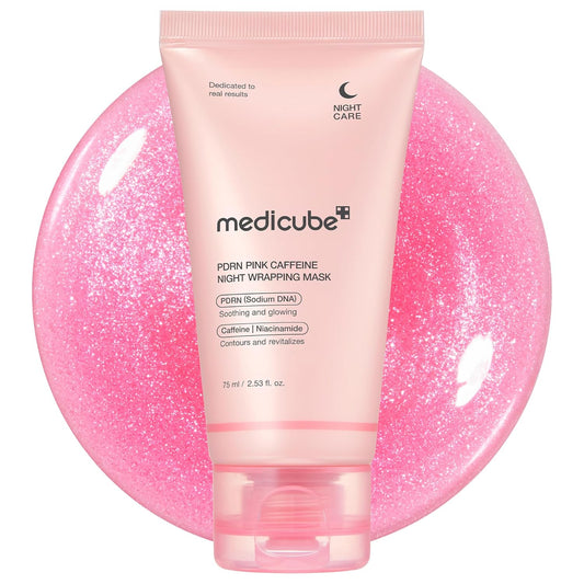 PDRN Pink Caffeine Night Wrapping Mask – Μάσκα Νύχτας “Glass Skin” με PDRN & Καφεΐνη για Σύσφιξη & Λάμψη