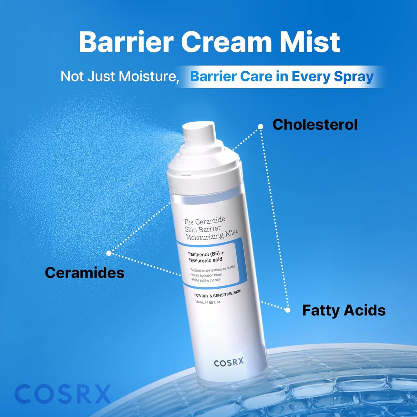 The Ceramide Skin Barrier Moisturizing Mist - Ενυδατικό Mist για Άμεση Ανακούφιση της Επιδερμίδας