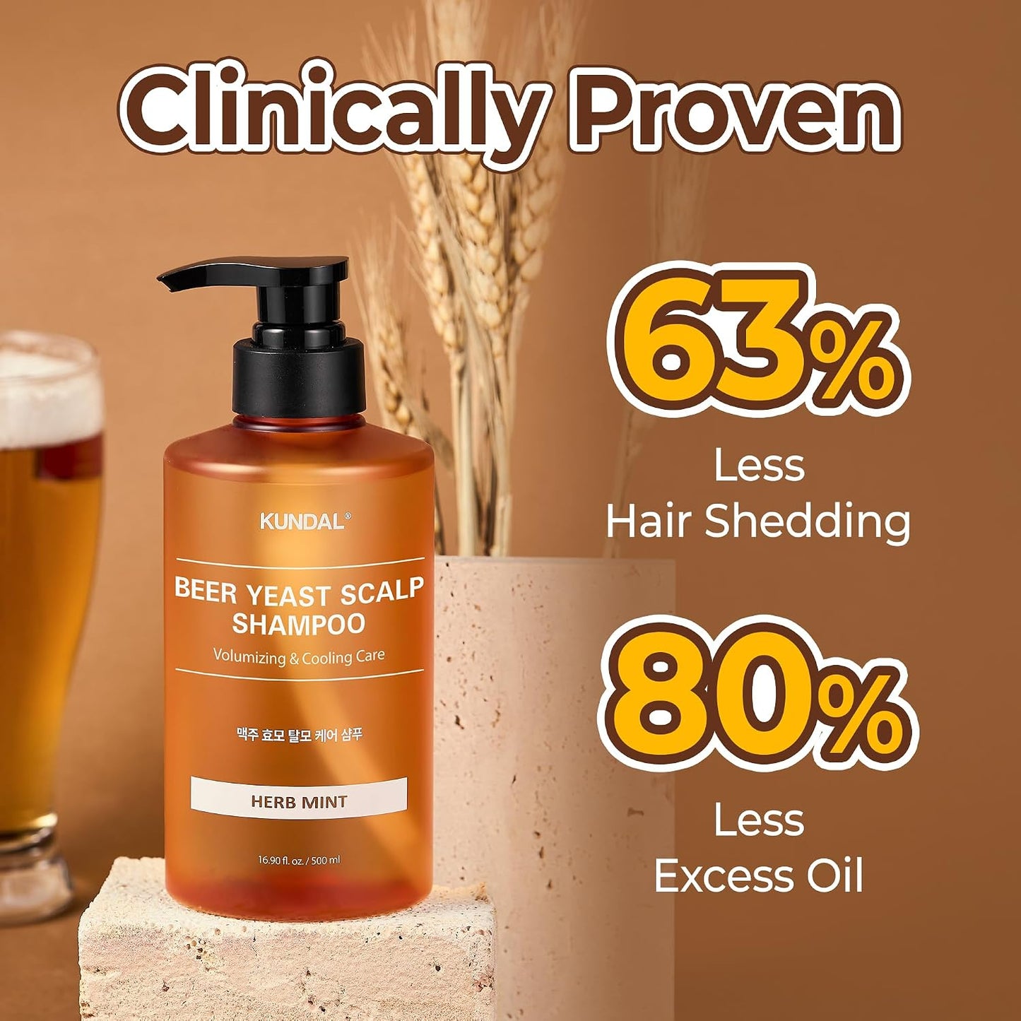 Beer Yeast Scalp Shampoo Herb Mint