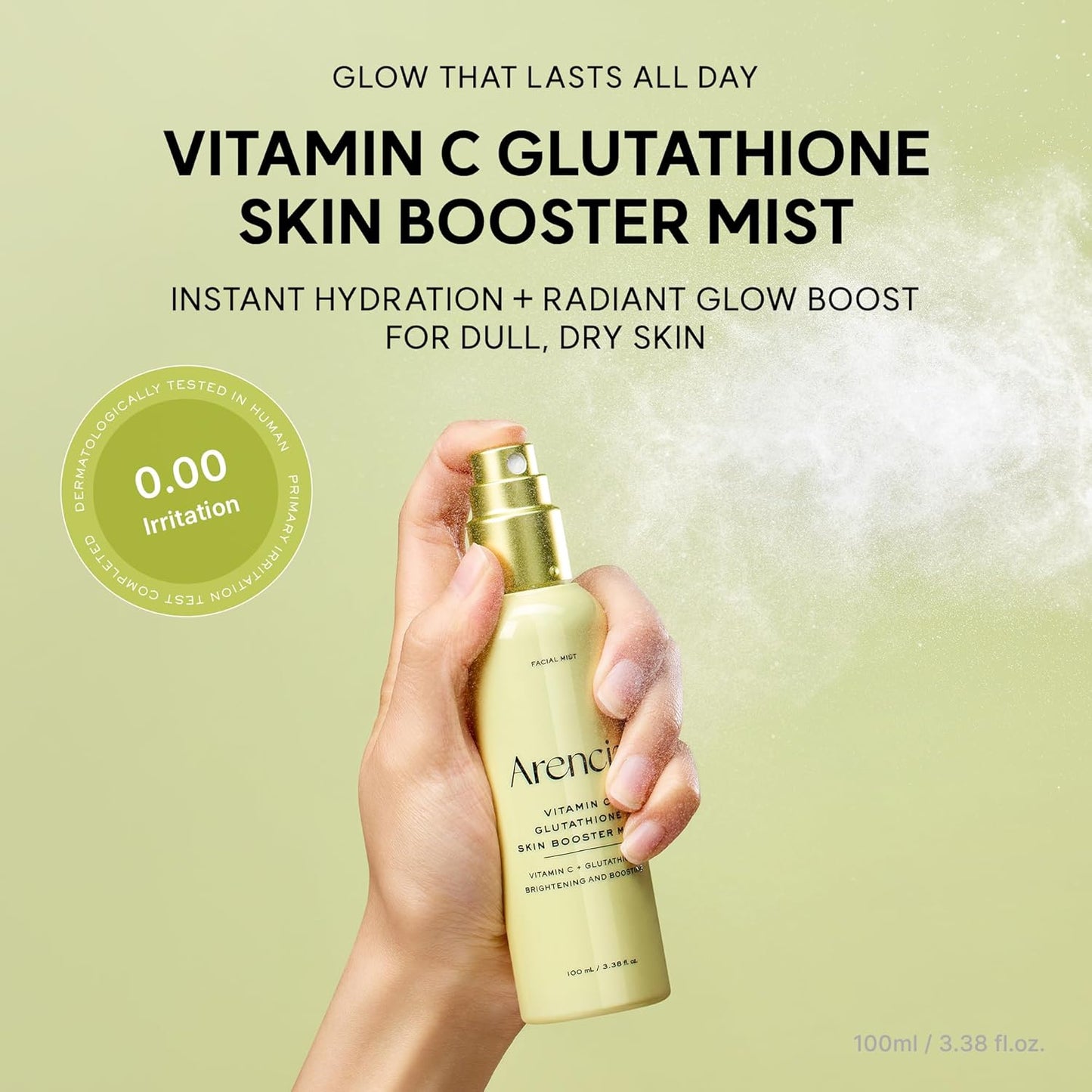 Vitamin C Glutathione Skin Booster Mist - Mist Προσώπου Λάμψης & Ενυδάτωσης με Βιταμίνη C και Γλουταθειόνη