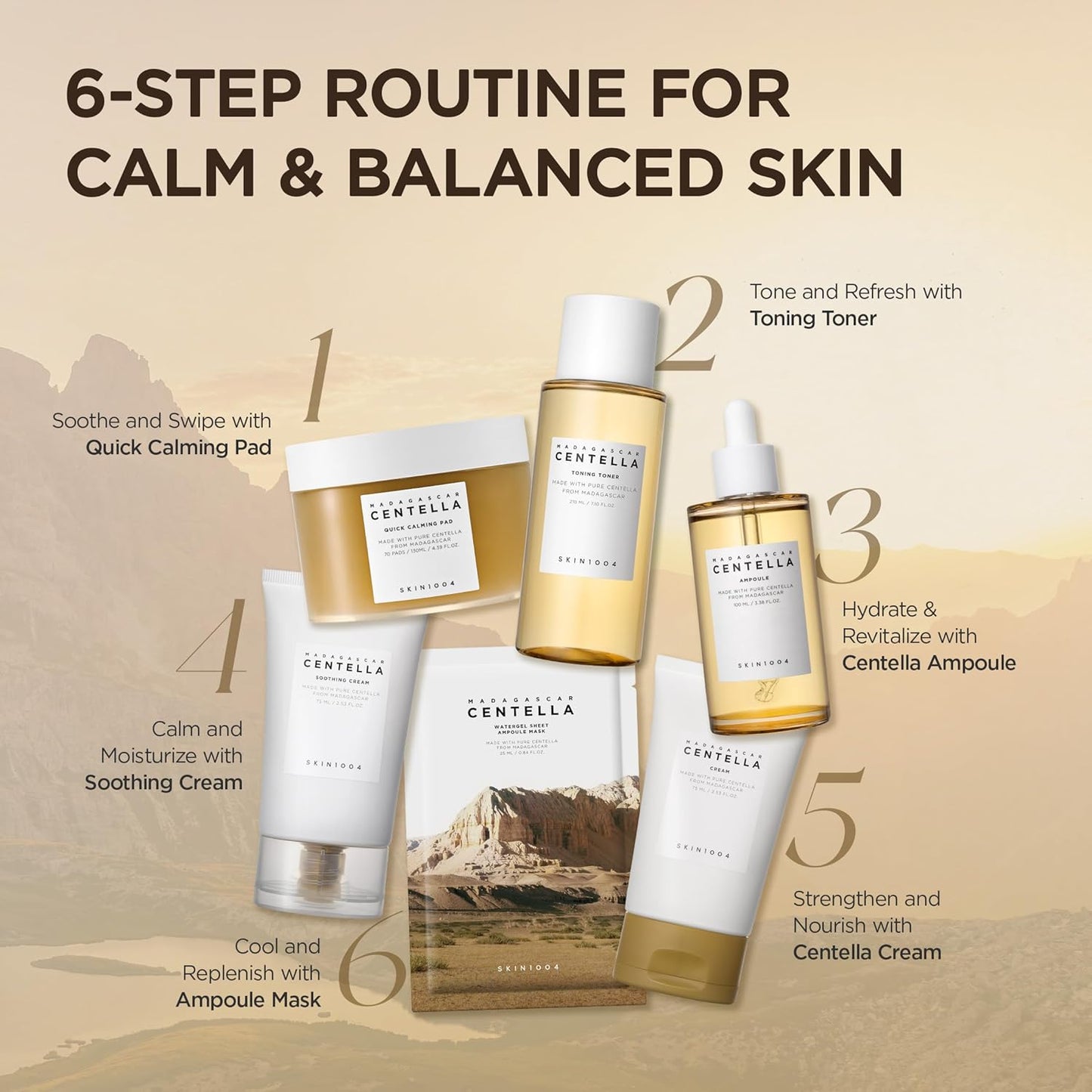 Madagascar Centella Toning Toner - Τόνερ ενυδάτωσης και ήπιας απολέπισης