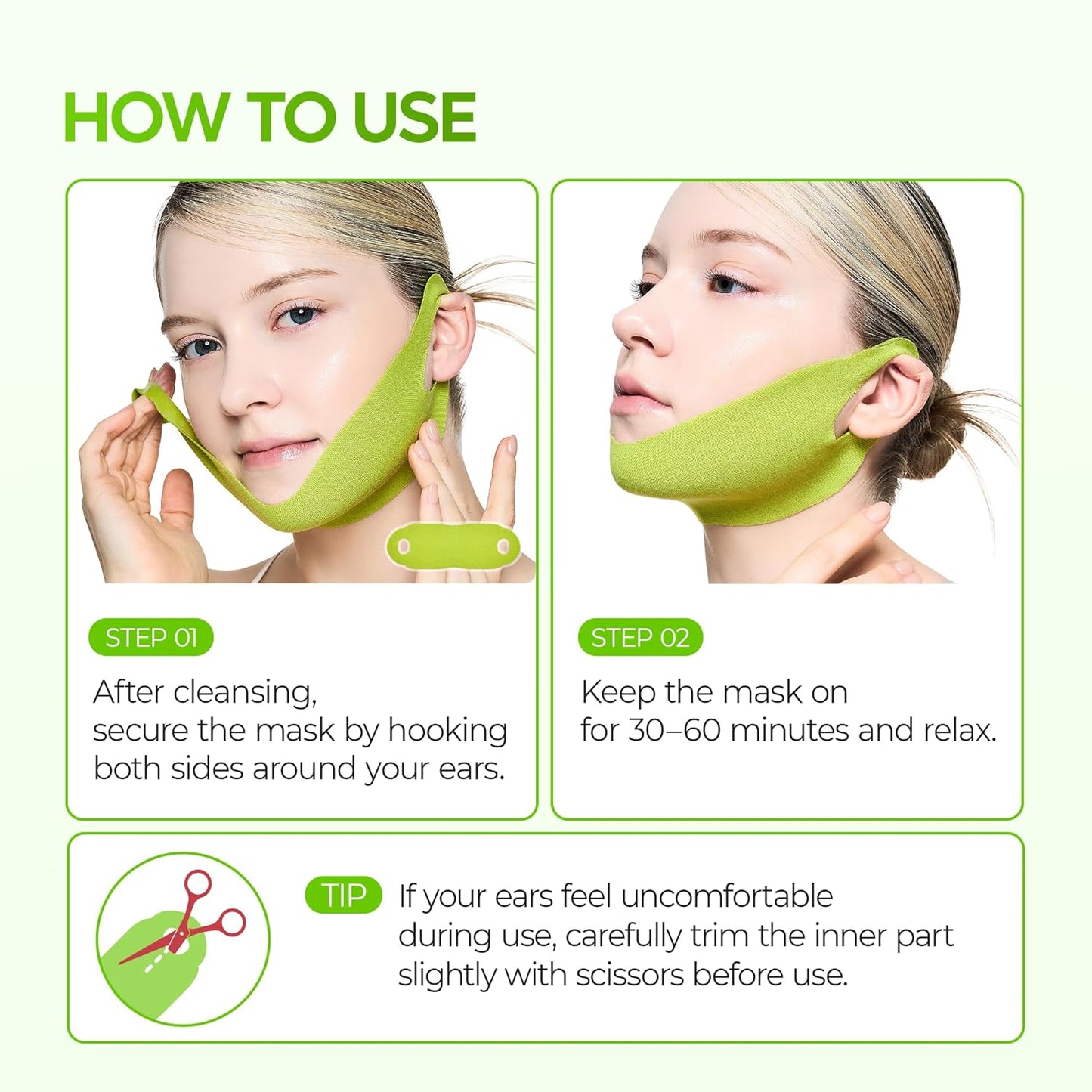 Cactox Cooling V-UP Mask - Μάσκα Ανόρθωσης V-Line για Σύσφιξη & Καθορισμό Περιγράμματος