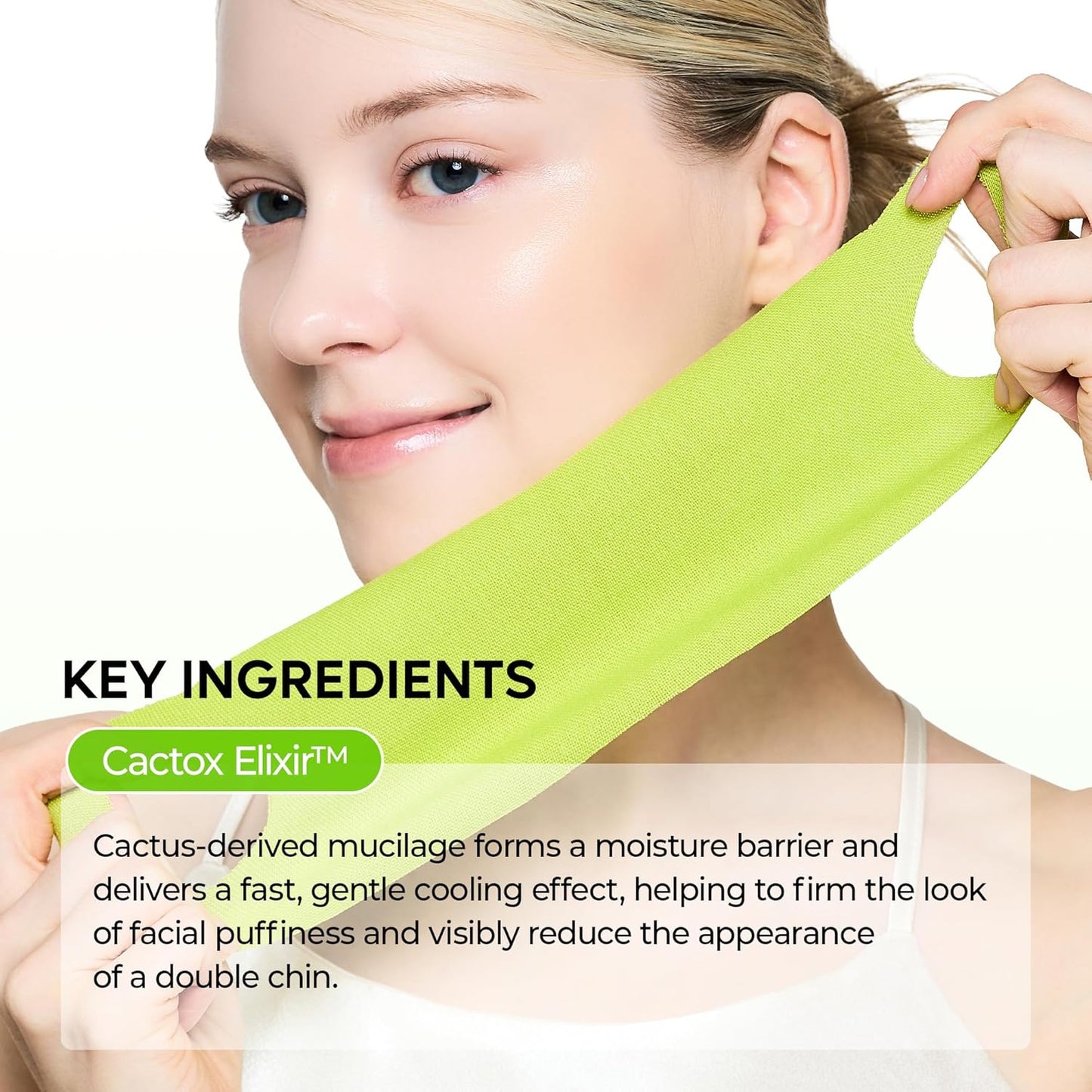 Cactox Cooling V-UP Mask - Μάσκα Ανόρθωσης V-Line για Σύσφιξη & Καθορισμό Περιγράμματος