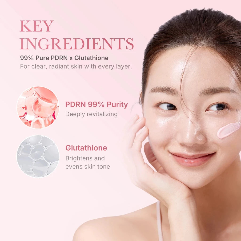 PDRN Pink Tone Up Sun Cream SPF 50+ PA++++ - Αντηλιακό για λάμψη και μείωση λεπτών γραμμών