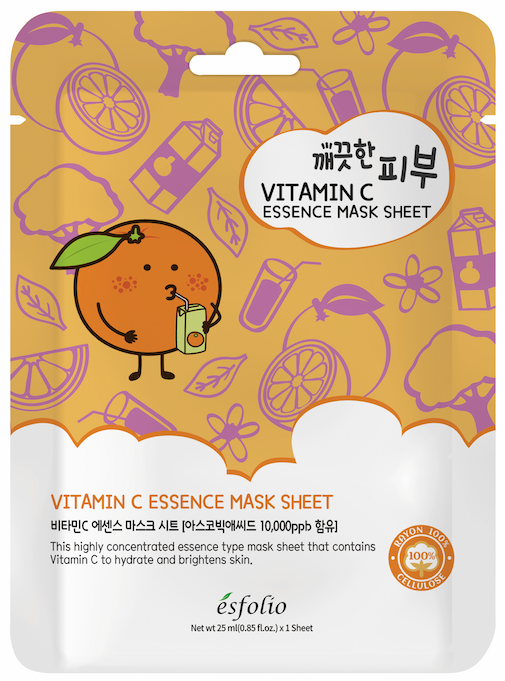 Pure Skin Vitamin C Essence Mask Sheet - Μάσκα με Βιταμίνη C