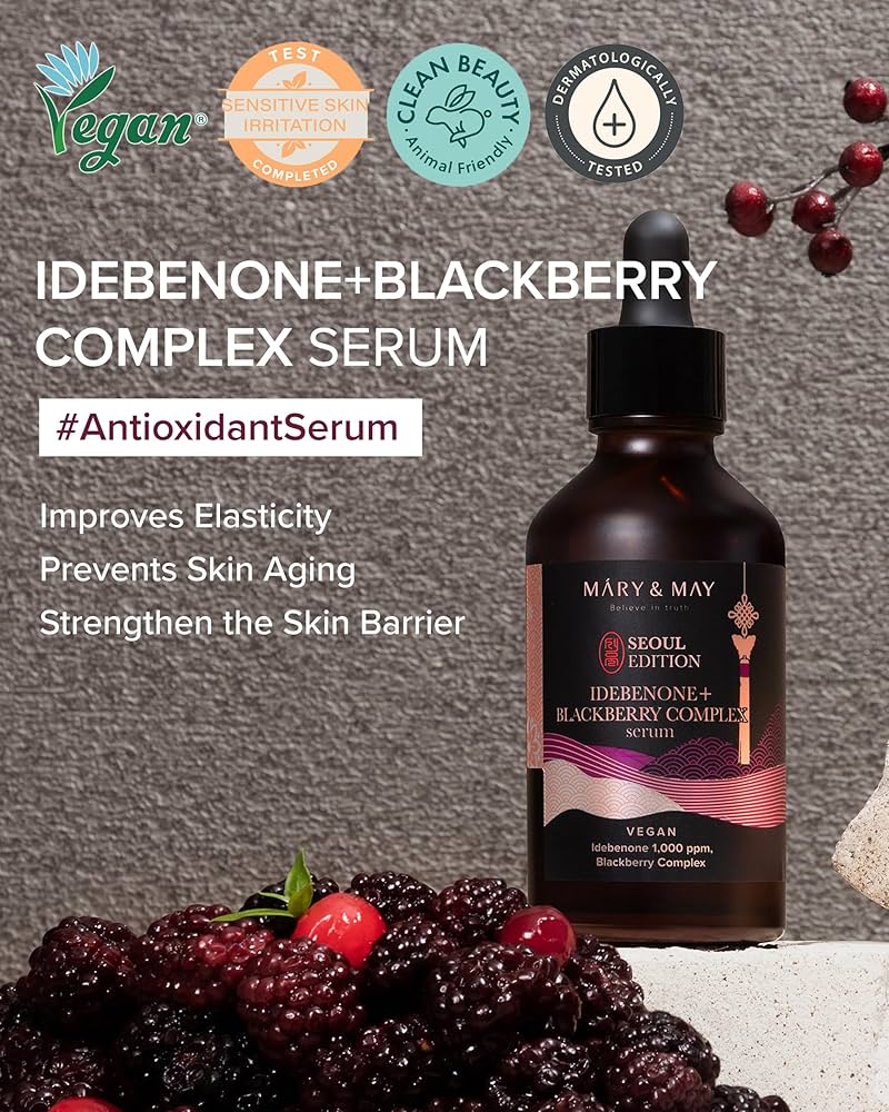 Idebenone + Blackberry Complex Serum 80ml - Αντιοξειδωτικός ορός για αντιμετώπιση των σημαδιών γήρανσης