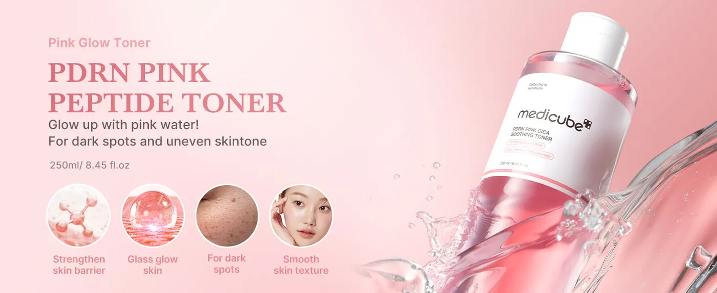 PDRN Pink Cica Soothing Toner - Καταπραϋντική Λοσιόν Προσώπου