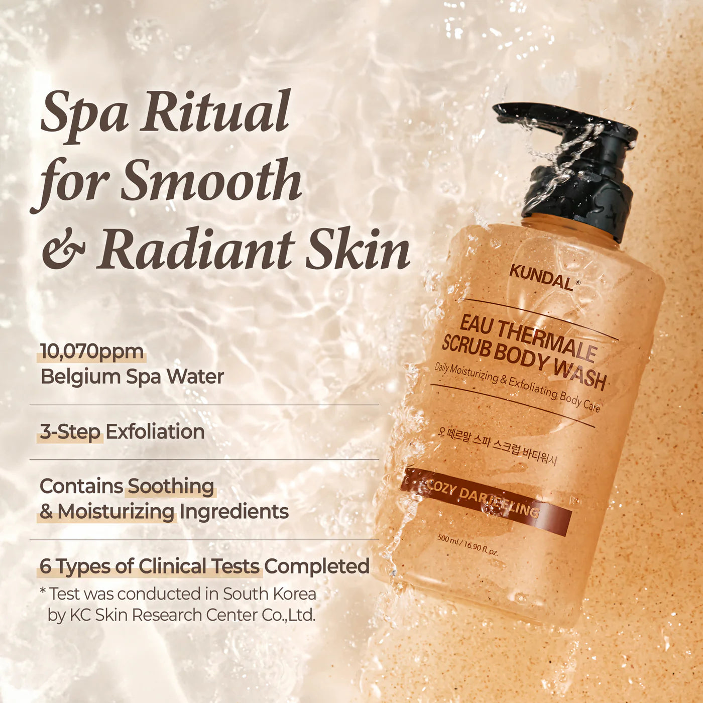 Eau Thermale Scrub Body Wash Violet Muguet