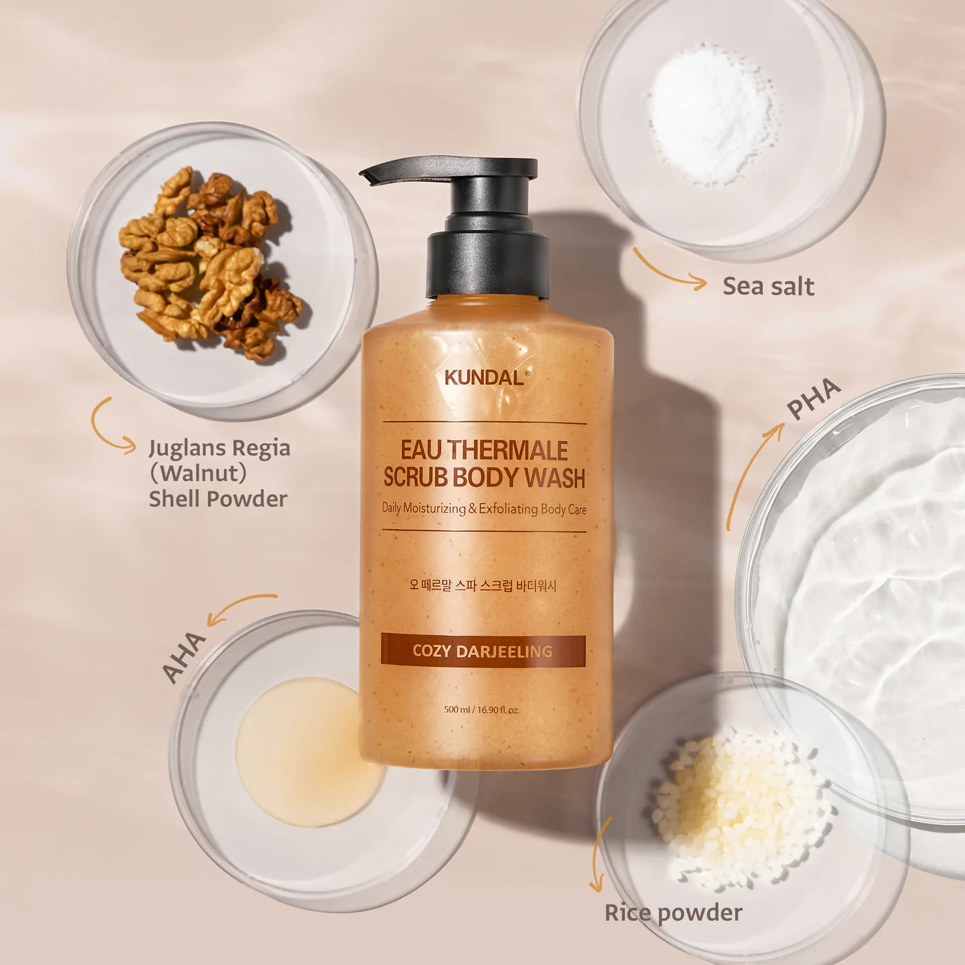 Eau Thermale Scrub Body Wash Violet Muguet