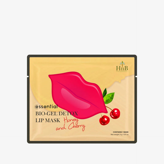 Bio-Gel Detox Lip Mask Lip Patch - Honey & Cherry - Ενυδατική μάσκα χειλιών