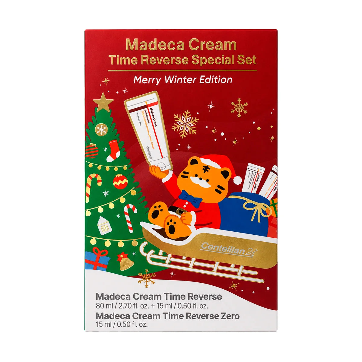 Madeca Cream Time Reverse Set Merry Winter Edition – Σετ Αντιγήρανσης & Ενυδάτωσης με Centella Asiatica