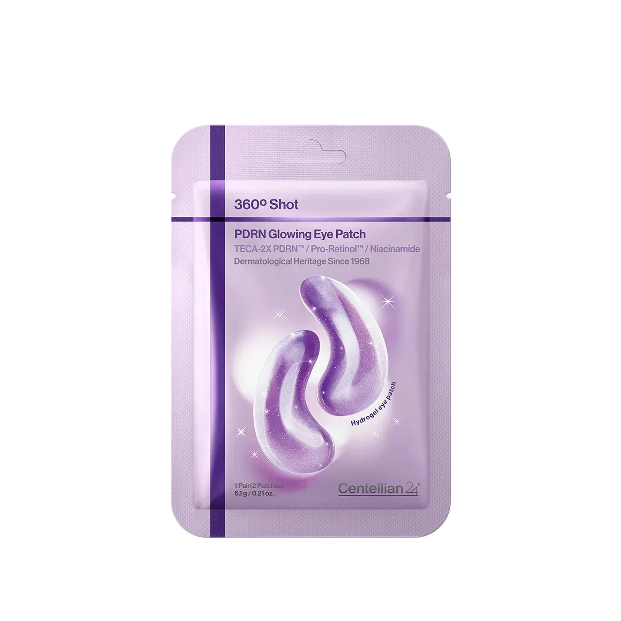 360º Shot PDRN Glowing Eye Patches – Συσφικτικά Hydrogel Patches Ματιών με PDRN