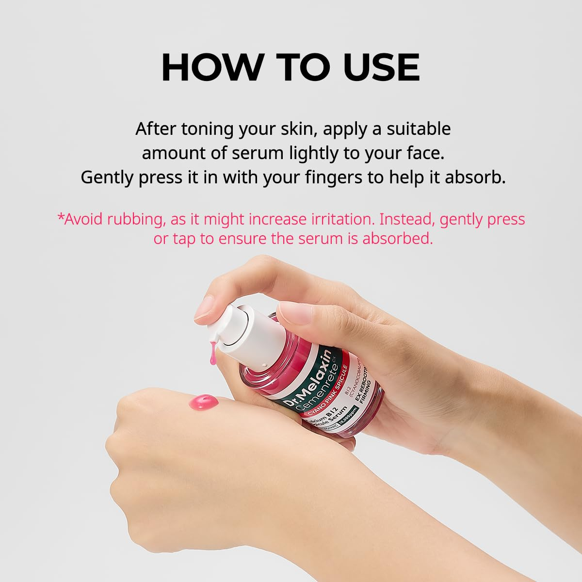 Cemenrete Cyano Pink Spicule Serum - Ροζ Σερουμ Αναγέννησης με Βιταμίνη B12