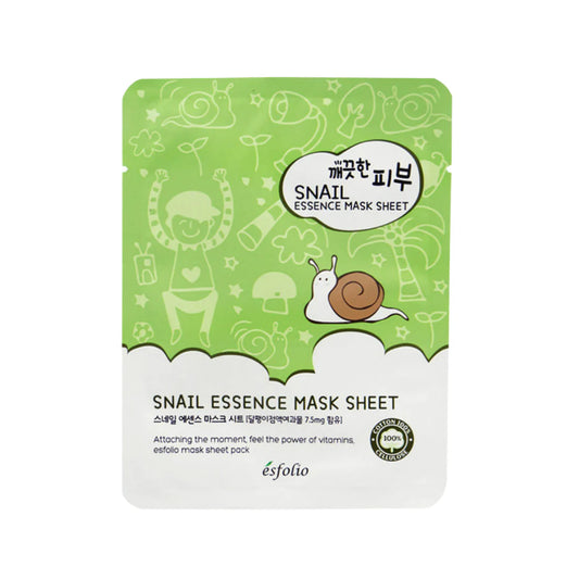 Pure Skin Snail Essence Mask Sheet - Μάσκα ανάπλασης και ενυδάτωσης