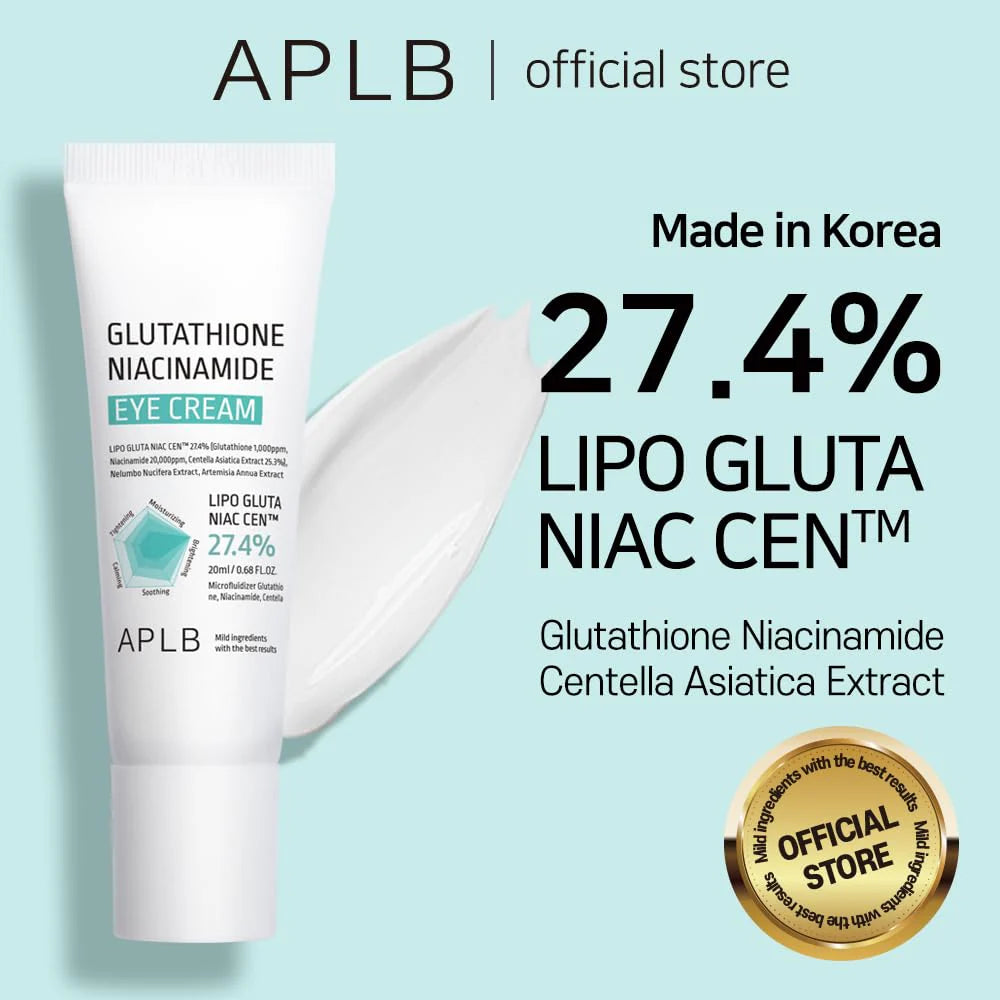 Glutathione Niacinamide Eye Cream – Κρέμα Ματιών για Λάμψη & Σύσφιξη