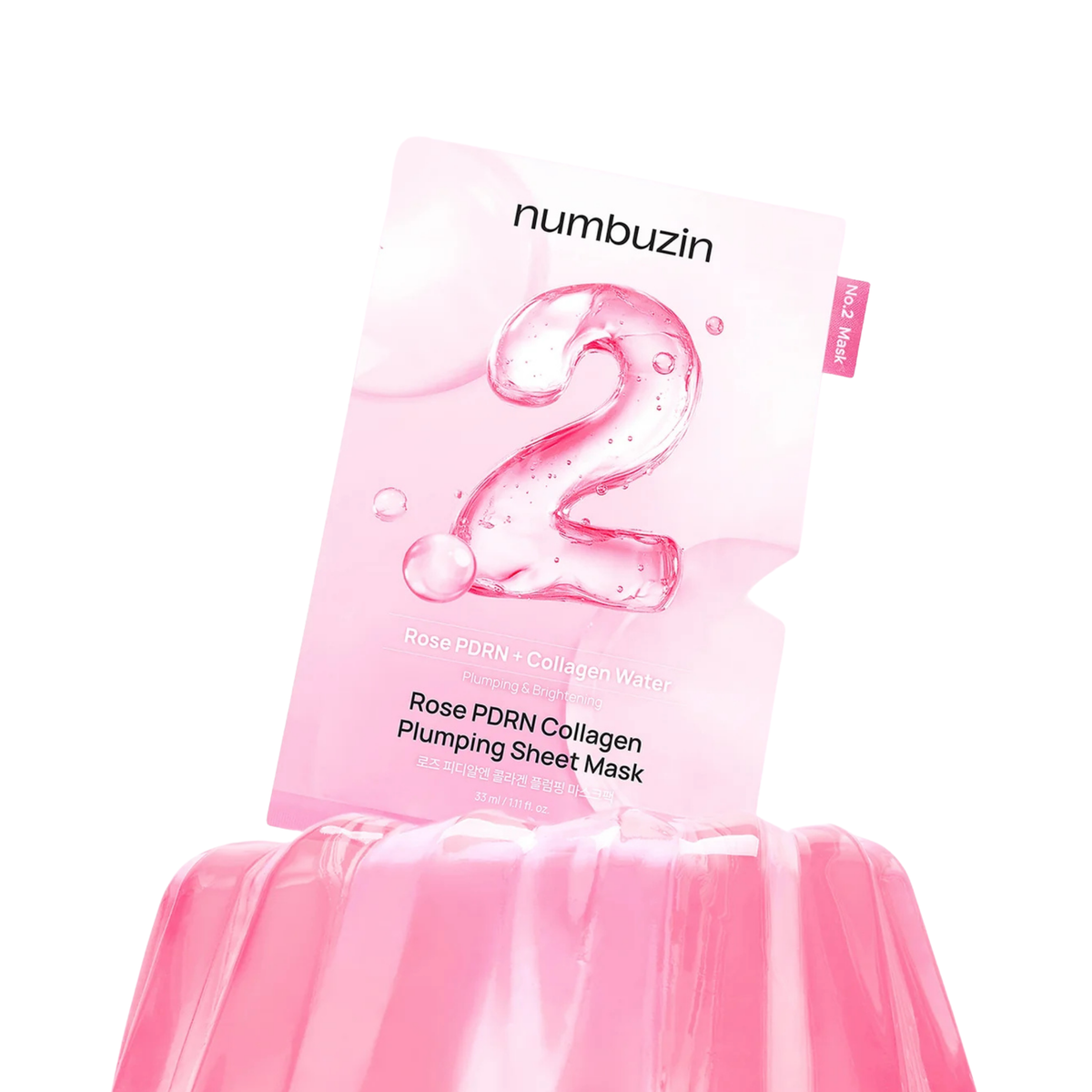No.2 Rose PDRN Collagen Plumping Sheet Mask