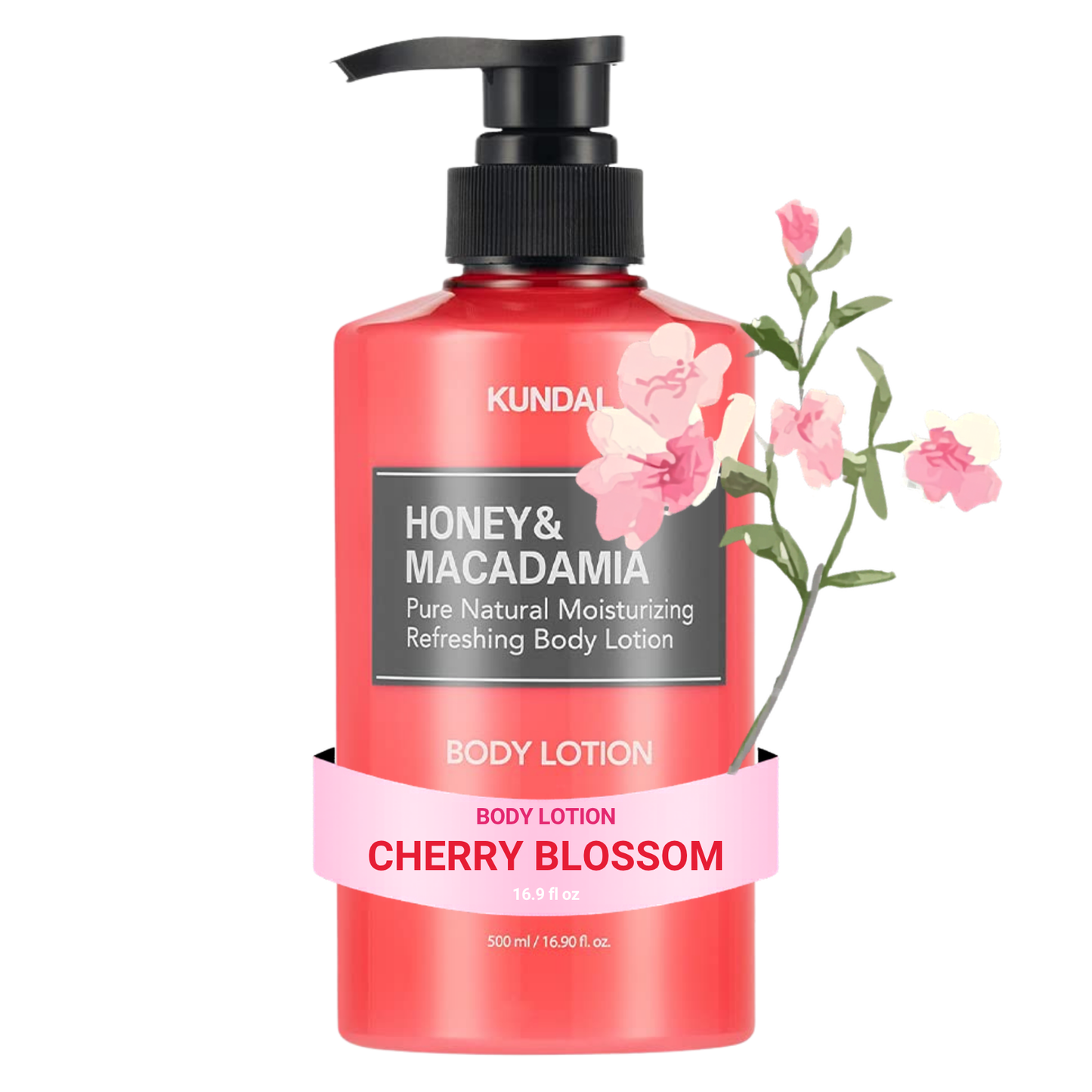 Honey & Macadamia Pure Body Lotion Cherry Blossom – Ενυδατική Λοσιόν Σώματος με Μέλι & Macadamia