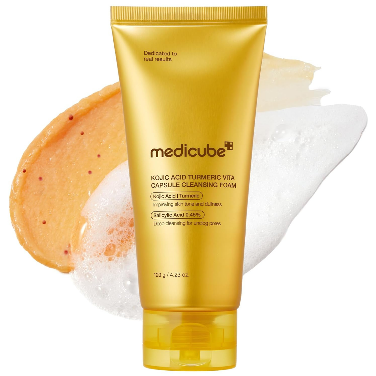 Kojic Acid Turmeric Vita Capsule Cleansing Foam – Αφρός Καθαρισμού Λάμψης & Ομοιόμορφου Τόνου με Κοτζικό Οξύ, Κουρκουμά & Βιταμίνες