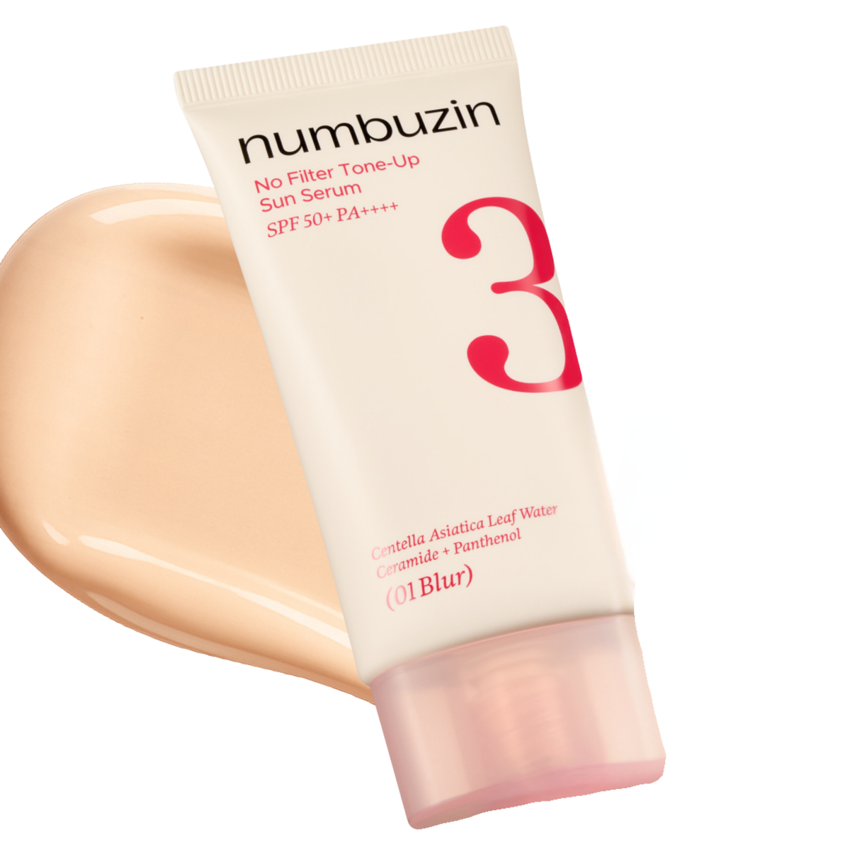 No.3 No Filter Tone-Up Sun Serum 01 Blur SPF50+ PA++++