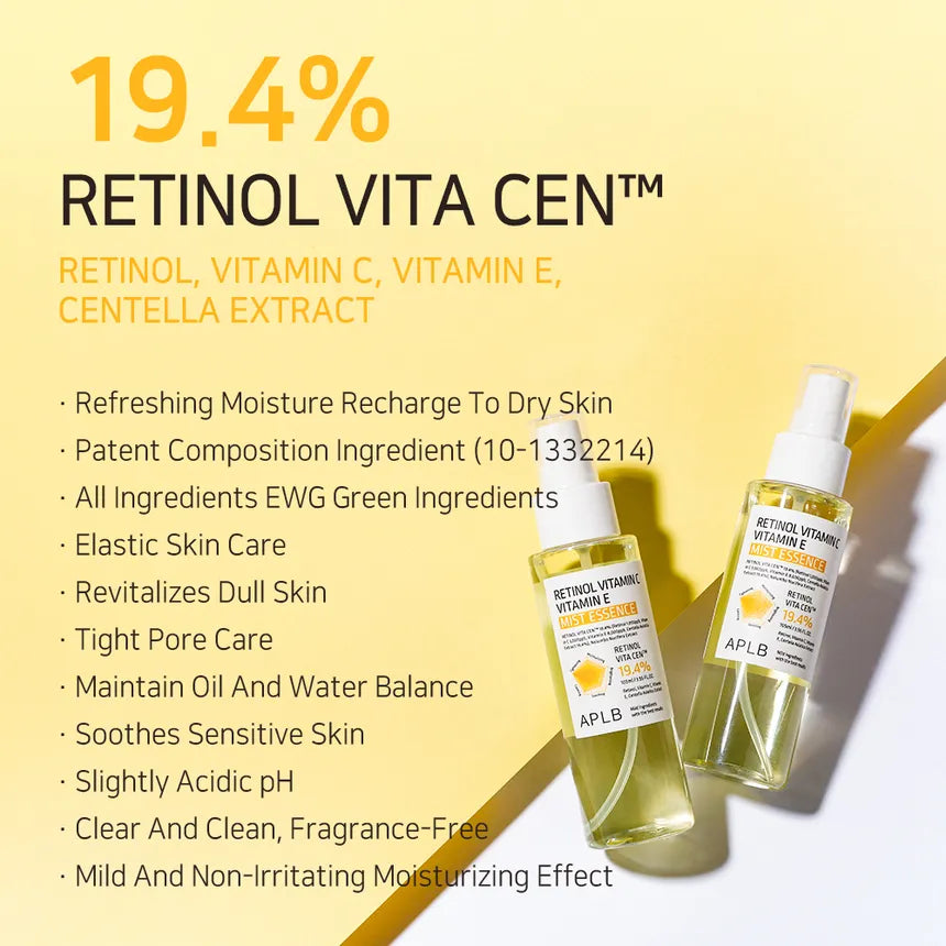 Retinol Vitamin C Vitamin E Mist Essence