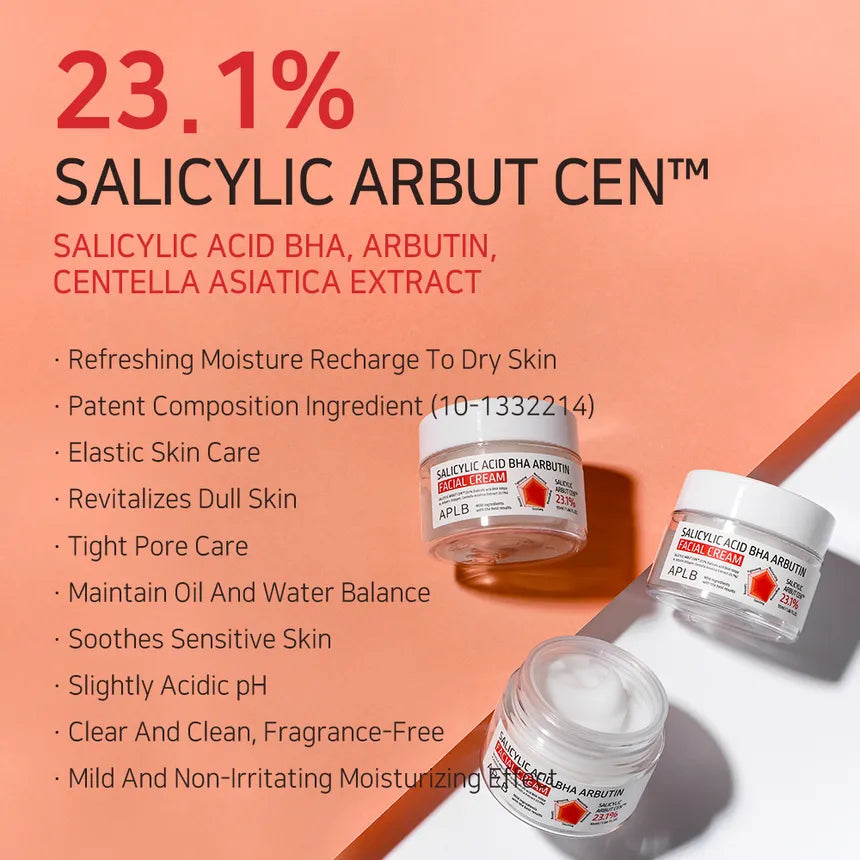 Salicylic Acid BHA Arbutin Facial Cream