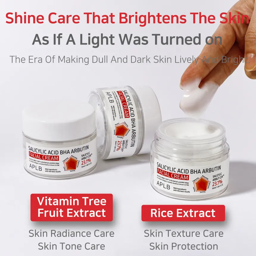 Salicylic Acid BHA Arbutin Facial Cream