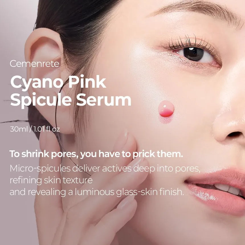 Cemenrete Cyano Pink Spicule Serum - Ροζ Σερουμ Αναγέννησης με Βιταμίνη B12