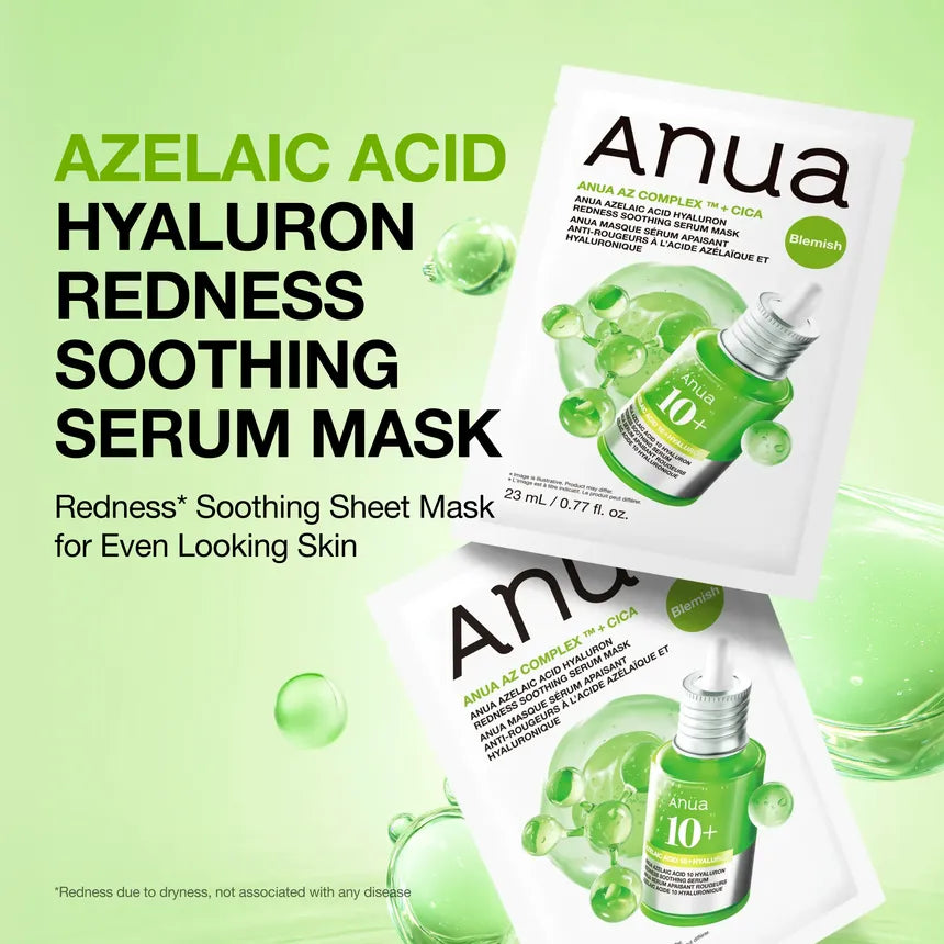Azelaic Acid Hyaluron Redness Soothing Serum Mask – Καταπραϋντική Μάσκα Προσώπου για Ερυθρότητα & Ενυδάτωση