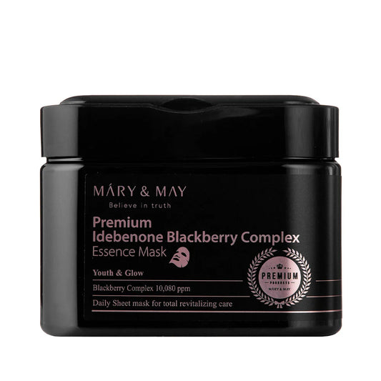 Premium Idebenone Blackberry Complex Essence Mask - 20 Μάσκες για αντιγήρανση και ενυδάτωση