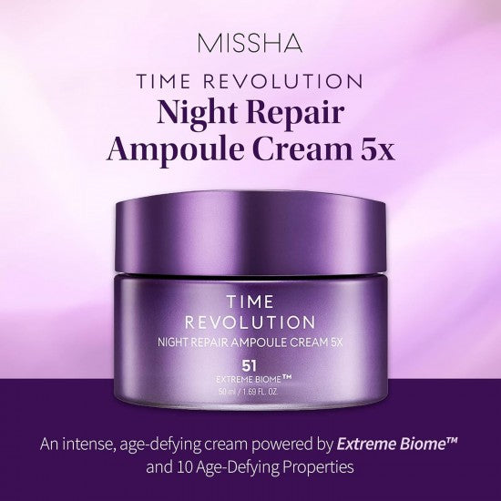 Time Revolution Night Repair Ampoule Cream 5x