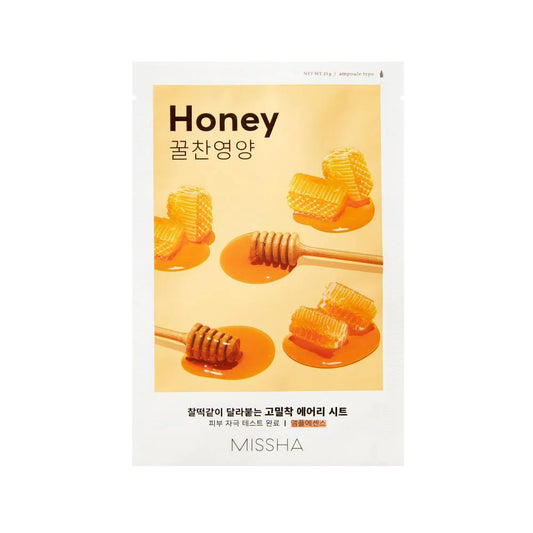 Airy Fit Sheet Mask - Honey - Μάσκα με μέλι, βιταμίνες, μέταλλα, αμινοξέα για σύσφιξη