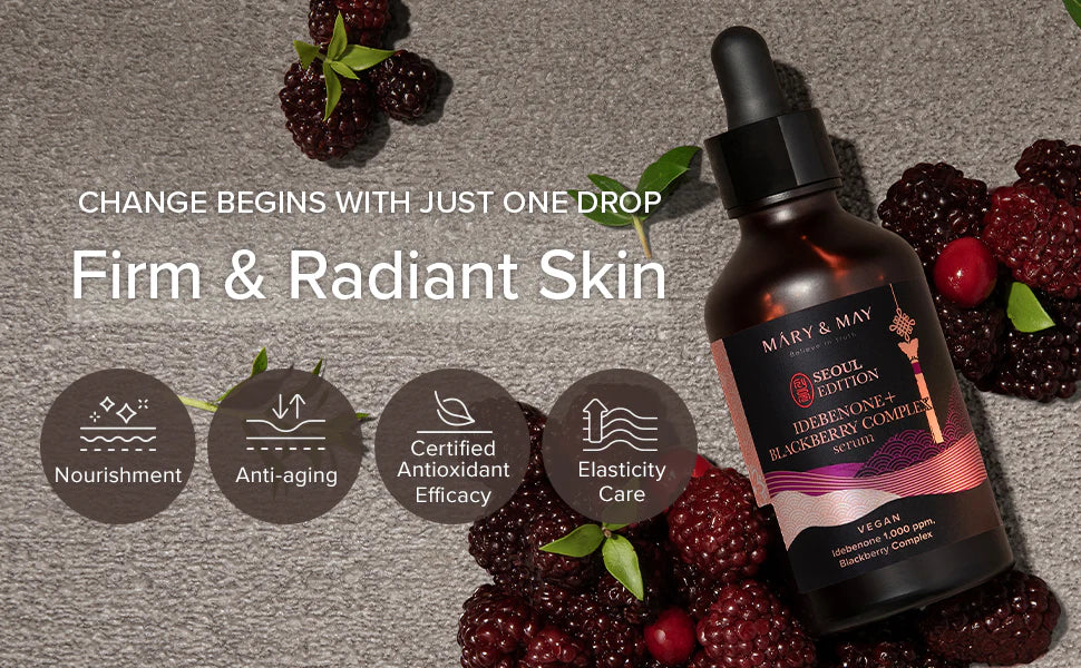 Idebenone + Blackberry Complex Serum 80ml - Αντιοξειδωτικός ορός για αντιμετώπιση των σημαδιών γήρανσης