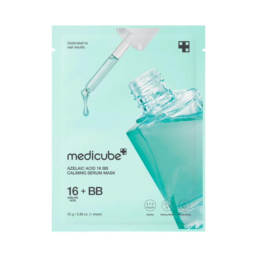 Azelaic Acid 16 BB Soothing Serum Mask – Καταπραϋντική Μάσκα Προσώπου με Αζελαϊκό Οξύ για Ατέλειες, Κοκκινίλες & Πόρους