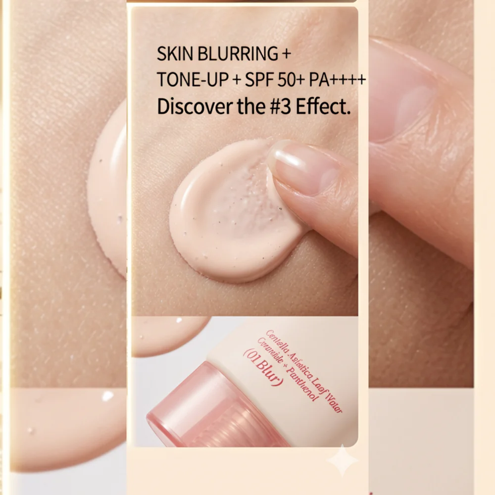 No.3 No Filter Tone-Up Sun Serum 01 Blur SPF50+ PA++++